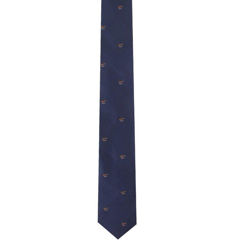 AUSCUFFLINKS Horse Racing Tie | Gift for Men | Work Ties for Him | Birthday Gift for Guys (Brown Horse) - Image 4